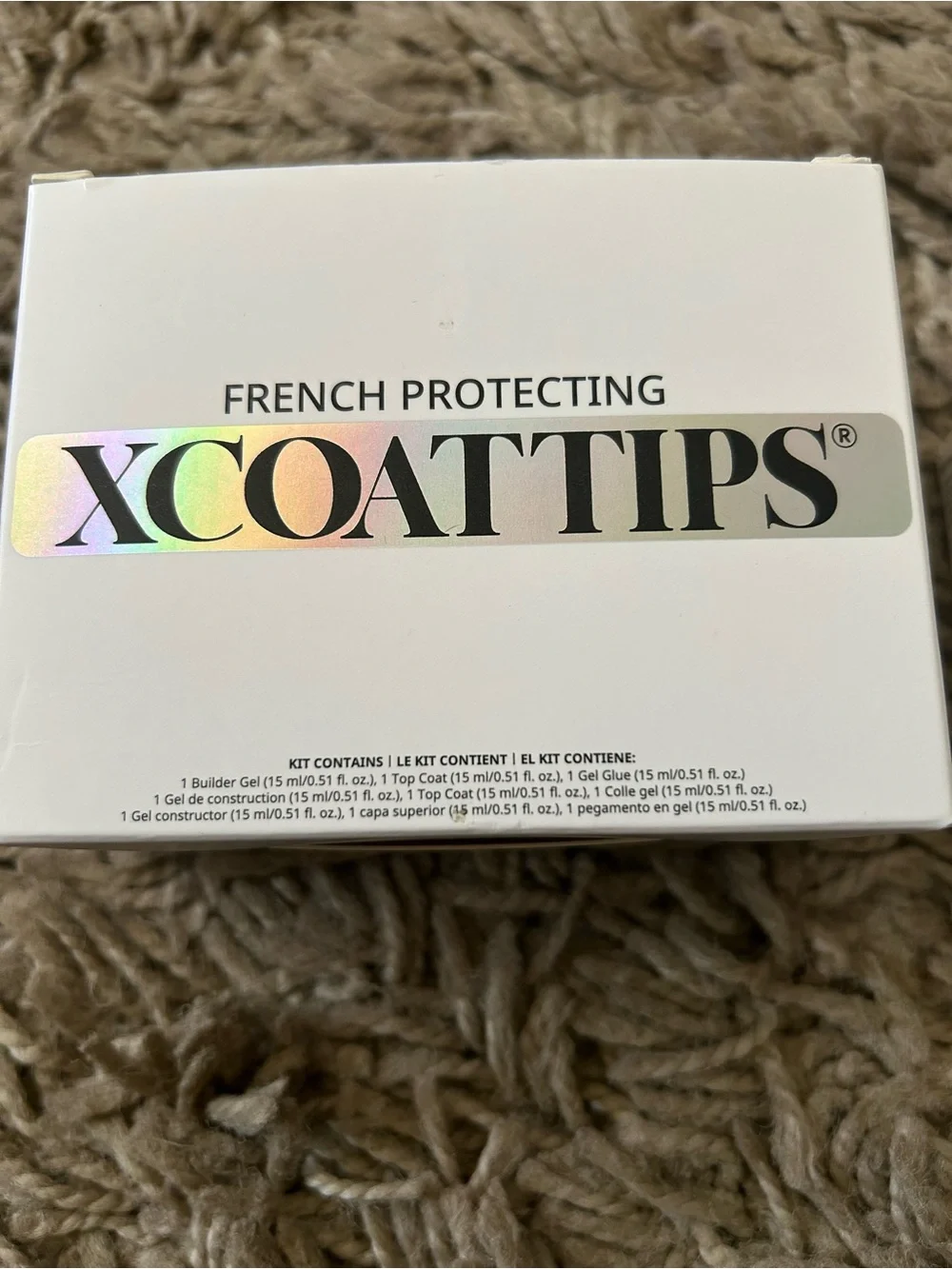 Pink Press-On Nail Set with XCOAT TIPS- large kit!
